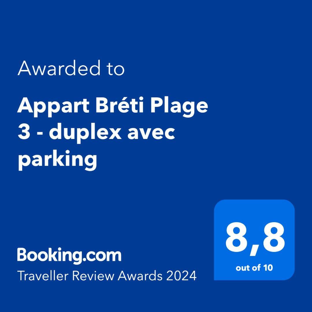 Appart Breti Plage 3 - Duplex Avec Parking ブルティニョール・シュル・メール エクステリア 写真